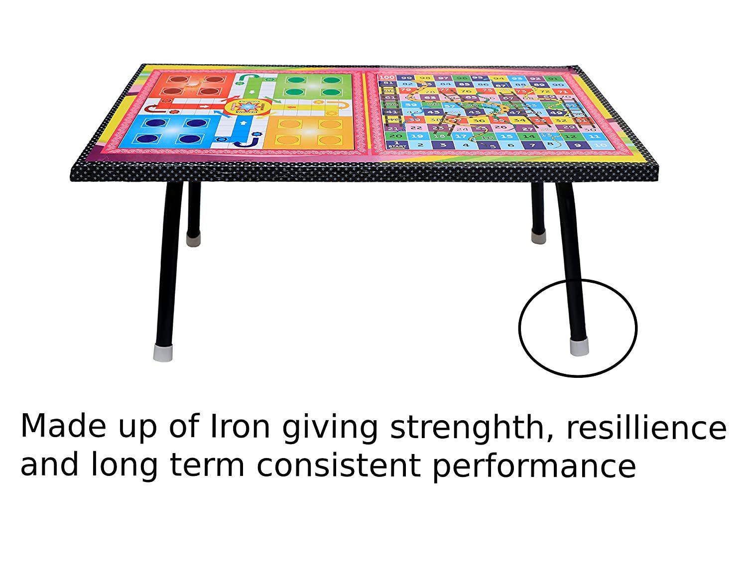 ludo table 2 ludo table kids bed learning playing for kids home and office use side view
