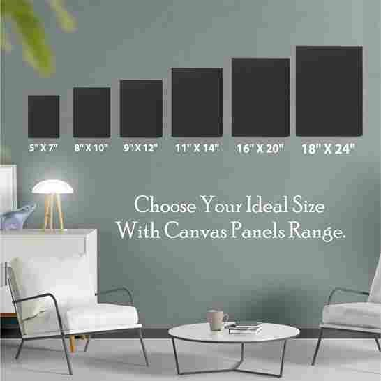 Black canvas 5 black canvas board painting sizes image